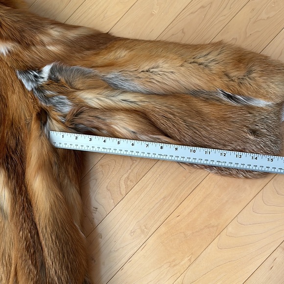 Genuine Natural Red Fox Fur Jacket - NWT - Picture 17 of 17